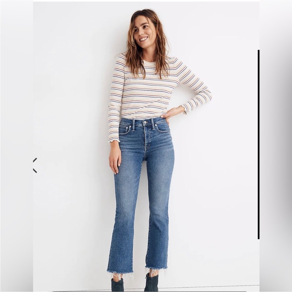 NWT Madewell Cali Demi-Boot Jeans in Fleetwood Wash